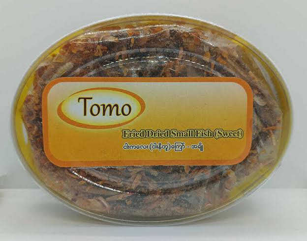တိုမို ငါးကလေး(ငါးနီတူ)ကြော်-အချို